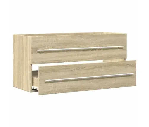 Izlietnes Skapītis, Ozolkoka, 100X38,5X48 Cm, Skaidu Plāksne Vidaxl