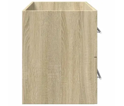 Izlietnes Skapītis, Ozolkoka, 100X38,5X48 Cm, Skaidu Plāksne Vidaxl