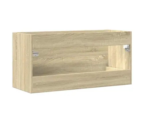 Izlietnes Skapītis, Ozolkoka, 100X38,5X48 Cm, Skaidu Plāksne Vidaxl