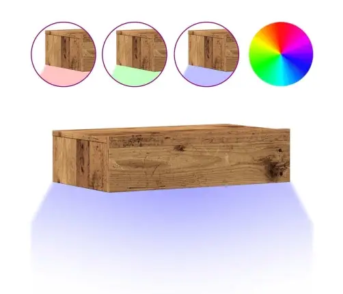 Televizoriaus Spintelė Su Led, Medienos, 60X35X15,5Cm Televizoriaus Spintelė Su Led, Medienos, 60X35X15,5Cm