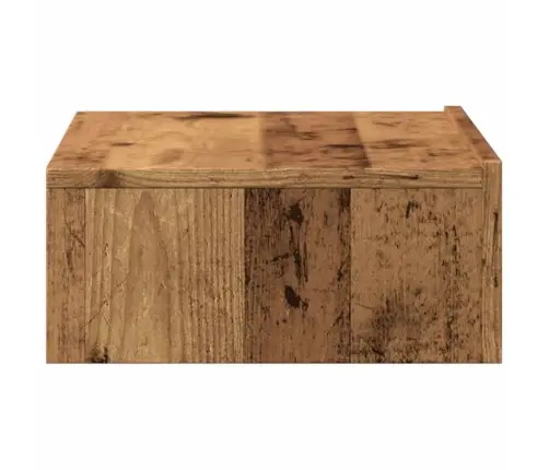 Tv Skapīši Ar Led Apgaismojumu, 2 Gab., Veca Koka, 60X35X15,5Cm Vidaxl