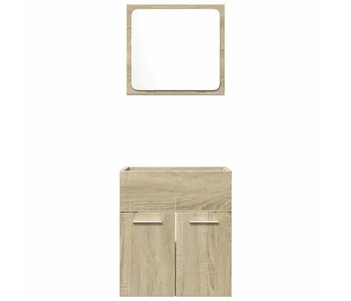 2-Daļīgs Vannasistabas Mēbeļu Komplekts, Inženierijas Koks Vidaxl