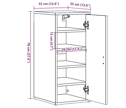 Kingakapid 2 Tk Vana Puit 32X35X70 Cm Tehispuit