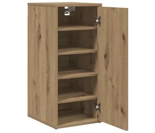 Apavu Skapis, Koka Krāsa, 32X35X70 Cm, Inženierijas Koks Vidaxl