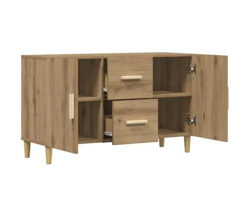 Šoninė Spintelė, Artisano Ąžuolo, 100X36X60cm Apdirbta Mediena