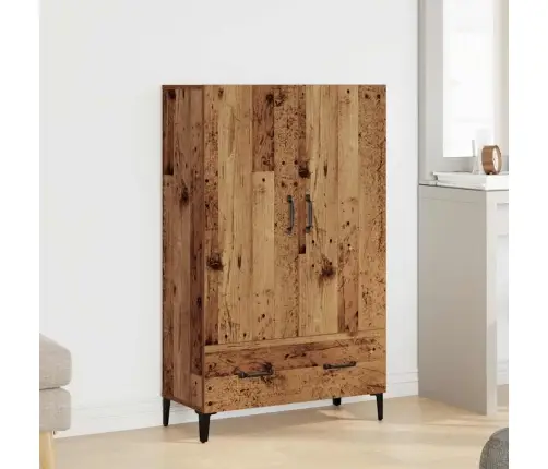 Augstais Skapītis, Veca Koka, 70X31X115 Cm, Inženierijas Koks Vidaxl