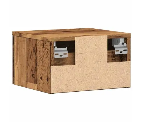 Seinale Kinnitatav Öökapp Vana Puit 34X30X20 Cm