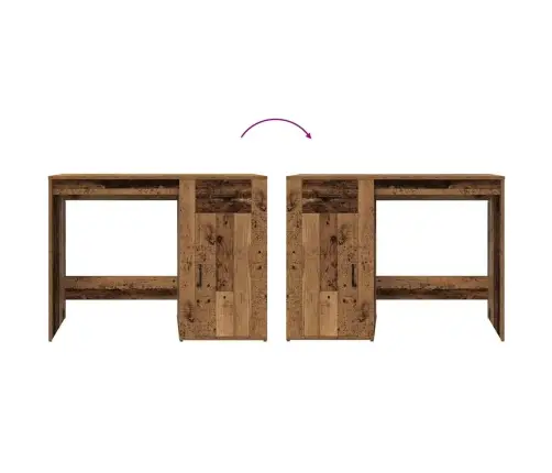 Rašomasis Stalas Old Wood 100X49X75 Cm Inžinierinė Mediena