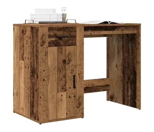 Rašomasis Stalas Old Wood 100X49X75 Cm Inžinierinė Mediena