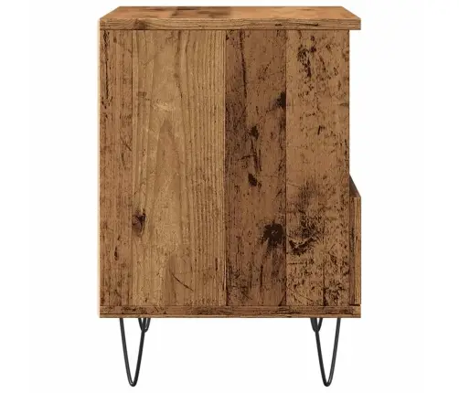 Naktsskapītis, Veca Koka, 40X35X50 Cm, Inženierijas Koks Vidaxl