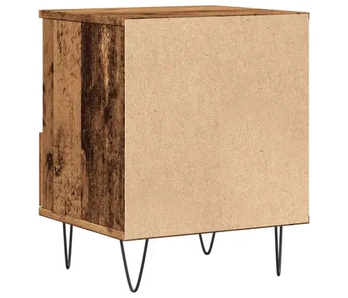 Naktsskapītis, Veca Koka, 40X35X50 Cm, Inženierijas Koks Vidaxl
