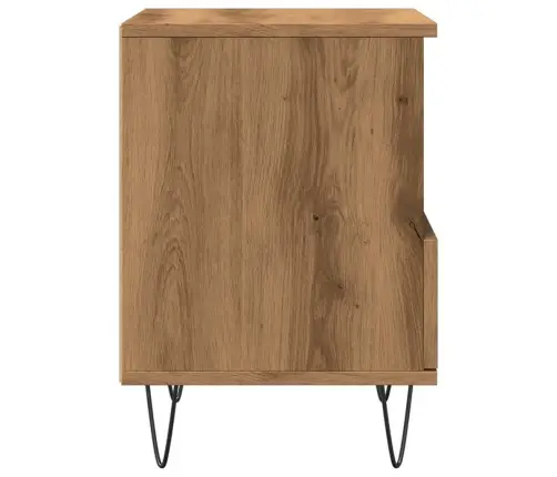 Naktsskapītis, Koka Krāsa, 40X35X50 Cm, Inženierijas Koks Vidaxl