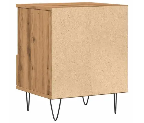 Naktsskapītis, Koka Krāsa, 40X35X50 Cm, Inženierijas Koks Vidaxl