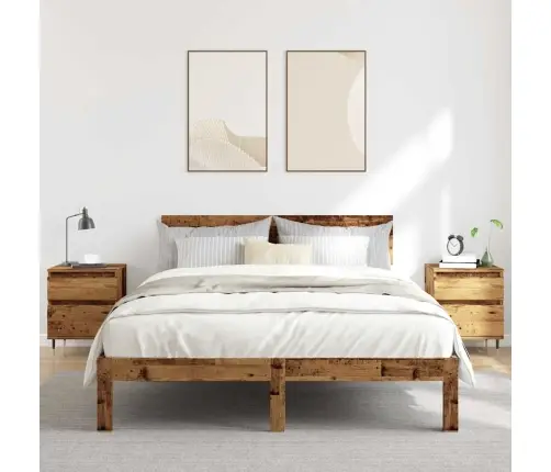 Naktinės Spintelės, 2Vnt., Medienos, 40X35X50cm Mediena