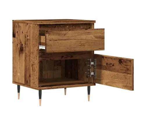 Naktinės Spintelės, 2Vnt., Medienos, 40X35X50cm Mediena