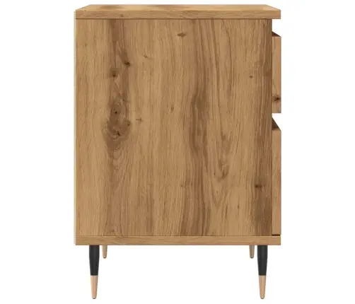 Naktinės Spintelės, 2Vnt., Artisano Ąžuolo, 40X35X50cm Mediena