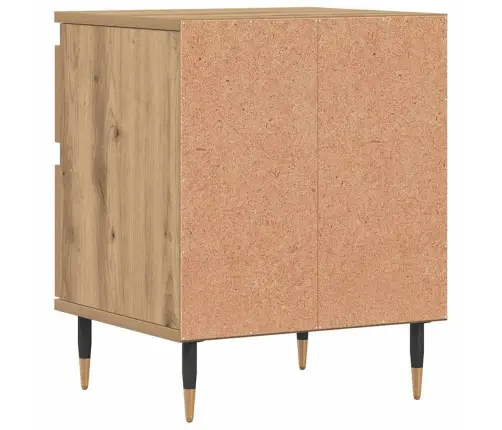 Naktinės Spintelės, 2Vnt., Artisano Ąžuolo, 40X35X50cm Mediena