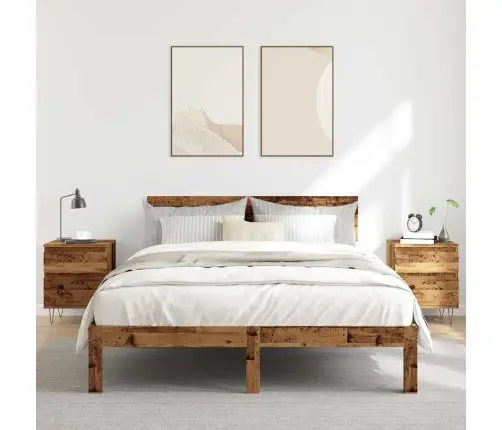 Naktsskapīši 2 Gab. Veca Koka 40X35X50 Cm Inženierijas Koks Vidaxl Naktsskapīši 2 Gab. Veca Koka 40X35X50 Cm Inženierijas Koks Vidaxl