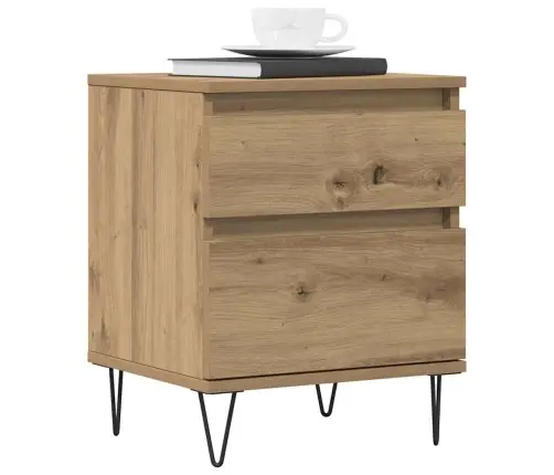 Öökapid 2 Tk Artisan Oak 40X35X50 Cm Engineered Wood