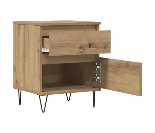 Öökapid 2 Tk Artisan Oak 40X35X50 Cm Engineered Wood