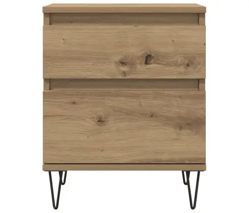 Öökapid 2 Tk Artisan Oak 40X35X50 Cm Engineered Wood