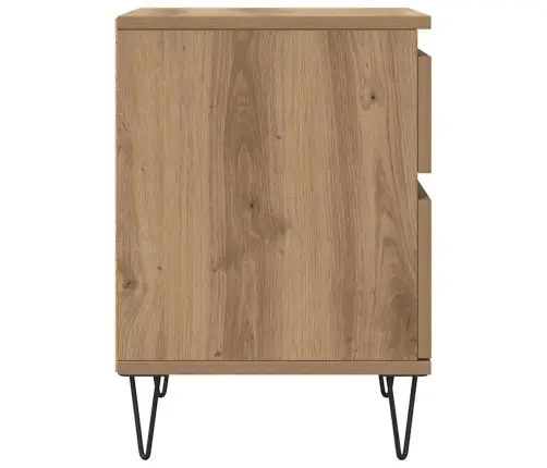 Öökapid 2 Tk Artisan Oak 40X35X50 Cm Engineered Wood