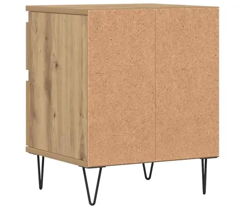 Öökapid 2 Tk Artisan Oak 40X35X50 Cm Engineered Wood