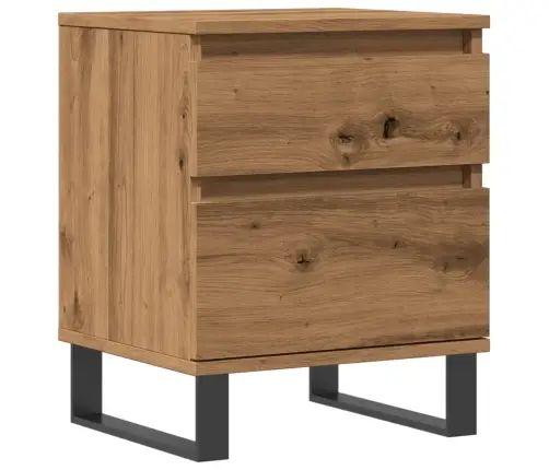 Naktsskapītis, Koka Krāsa, 40X35X50 Cm, Inženierijas Koks Vidaxl