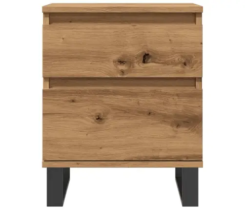 Naktsskapītis, Koka Krāsa, 40X35X50 Cm, Inženierijas Koks Vidaxl