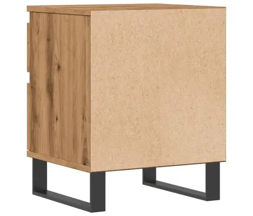 Naktsskapītis, Koka Krāsa, 40X35X50 Cm, Inženierijas Koks Vidaxl