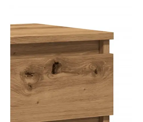 Naktsskapītis, Koka Krāsa, 40X35X50 Cm, Inženierijas Koks Vidaxl