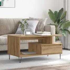Diivanilaud Artisan Tamm 90X49X45 Cm Engineered Wood