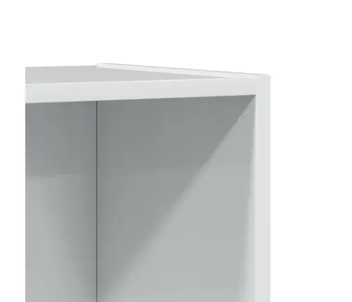 Grāmatplaukts, Spīdīgi Balts, 60X24X143 Cm, Inženierijas Koks Vidaxl