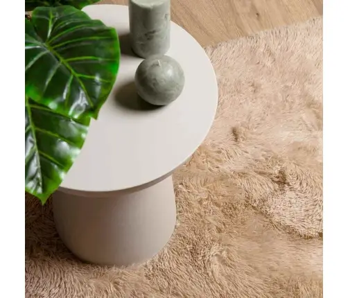 Paklājs, 60X100 Cm, Shaggy, Navarra, Bēšs, Poliesters Vidaxl