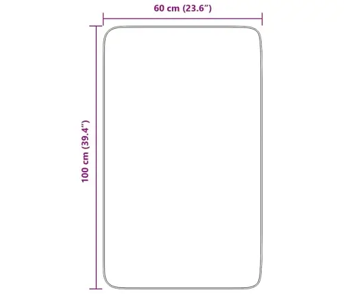 Paklājs, 60X100 Cm, Shaggy, Navarra, Bēšs, Poliesters Vidaxl