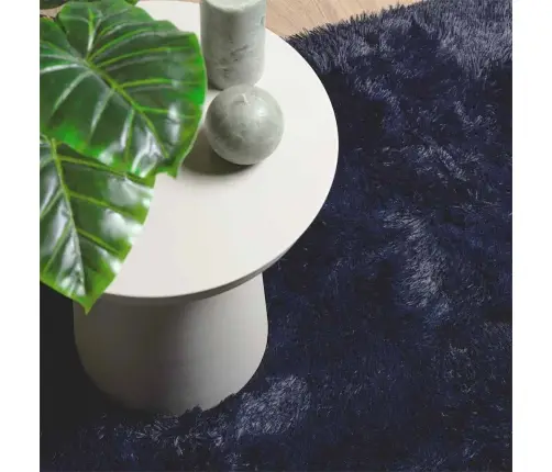 Paklājs, 60X100 Cm, Shaggy, Navarra, Zila, Poliesters Vidaxl