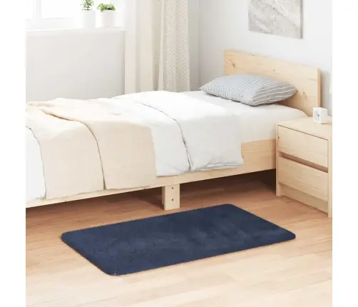 Paklājs, 60X100 Cm, Shaggy, Navarra, Zila, Poliesters Vidaxl