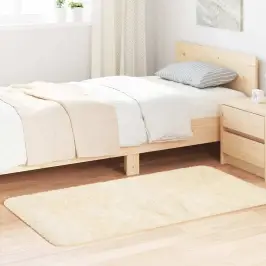 Shaggy Tipo Kilimas, Navarra, 80X150 cm Kreminė, Poliesteris Shaggy Tipo Kilimas, Navarra, 80X150 cm Kreminė, Poliesteris