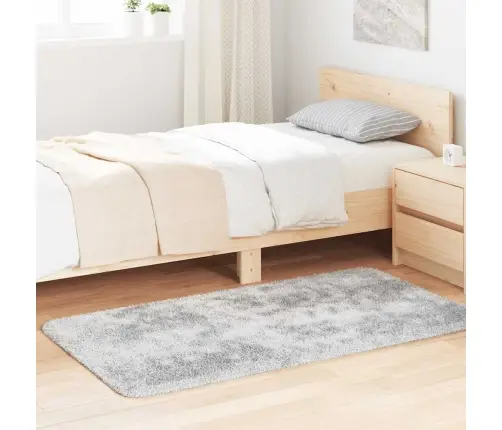 Paklājs, 80X150 Cm, Shaggy, Navarra, Sudrabaini Pelēka Vidaxl