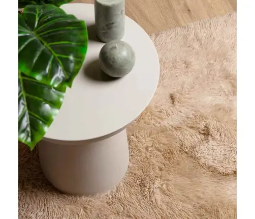 Paklājs, 120X170 Cm, Shaggy, Navarra, Bēša, Poliesters Vidaxl