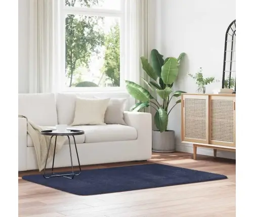 Paklājs, 120X170 Cm, Shaggy, Navarra, Zila, Poliesters Vidaxl