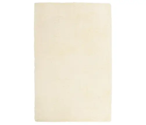 Shaggy Tipo Kilimas, Navarra, 130X200 cm Kreminė, Poliesteris