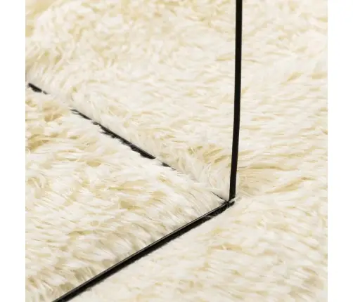 Shaggy Tipo Kilimas, Navarra, 130X200 cm Kreminė, Poliesteris