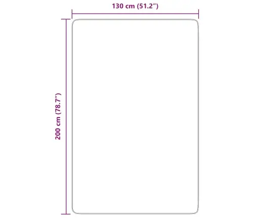 Kõrge Narmaga Shaggy Vaip, Navarra, Tumehall, 130X200 Cm