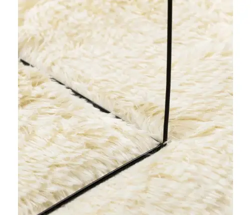 Paklājs, 160X230 Cm, Shaggy, Navarra, Krēmkrāsa, Poliesters Vidaxl