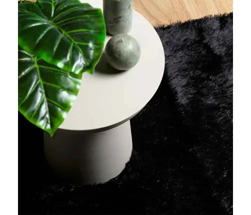 Shaggy Tipo Kilimas, Navarra, 200X290 cm Juodos, Poliesteris