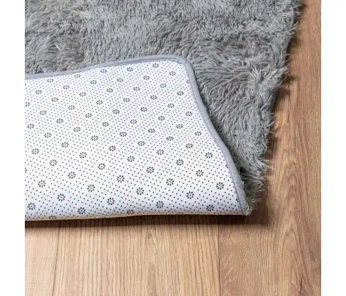 Paklājs, 200X290 Cm, Shaggy, Navarra, Gaiši Pelēka, Poliesters Vidaxl