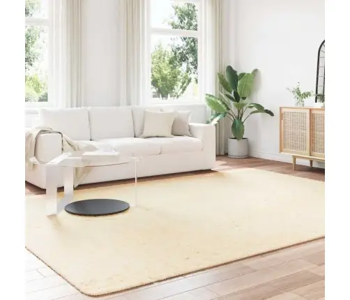 Paklājs, 240X340 Cm, Shaggy, Navarra, Krēmkrāsa, Poliesters Vidaxl