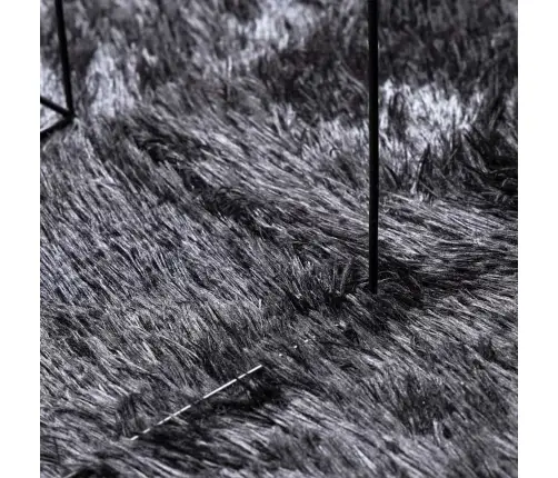 Paklājs, 240X340 Cm, Shaggy, Navarra, Tumši Pelēka, Poliesters Vidaxl