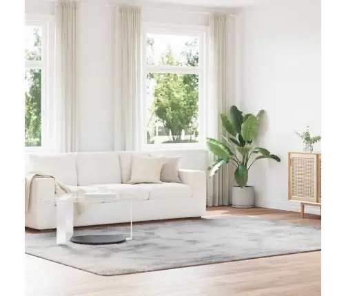 Shaggy Tipo Kilimas, Navarra, 240X340 cm Sidabrinė Pilka